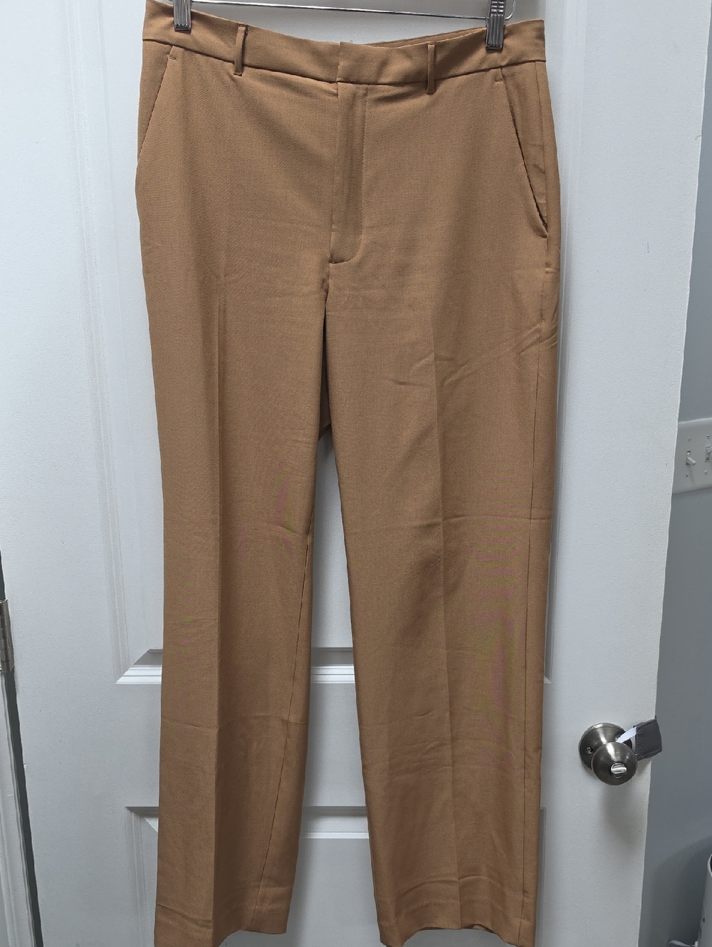 Banana Republic Camel Straight-Leg Dress Pants